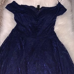 Navy blue dress